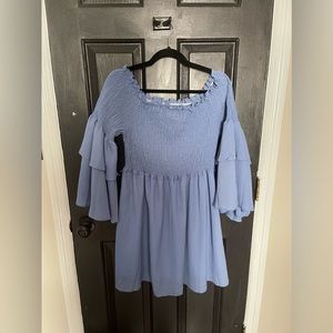 Plus size dress with bell sleeves brand new